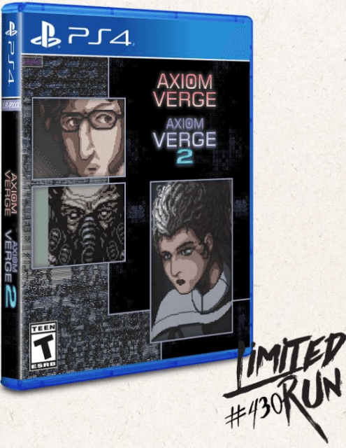 Axiom Verge box art for Playstation 4
